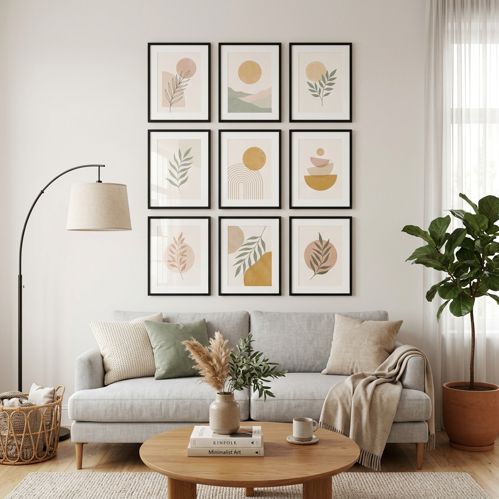 Wall Art Gallery Mockup